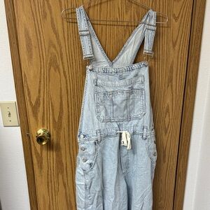 GAP Light Wash Denim Overalls